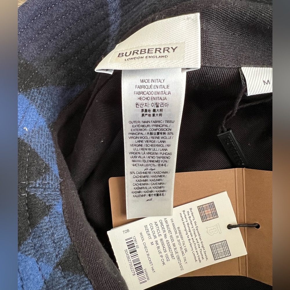Burberry Wool / Cashmere Bucket Hat - Picture 6 of 10